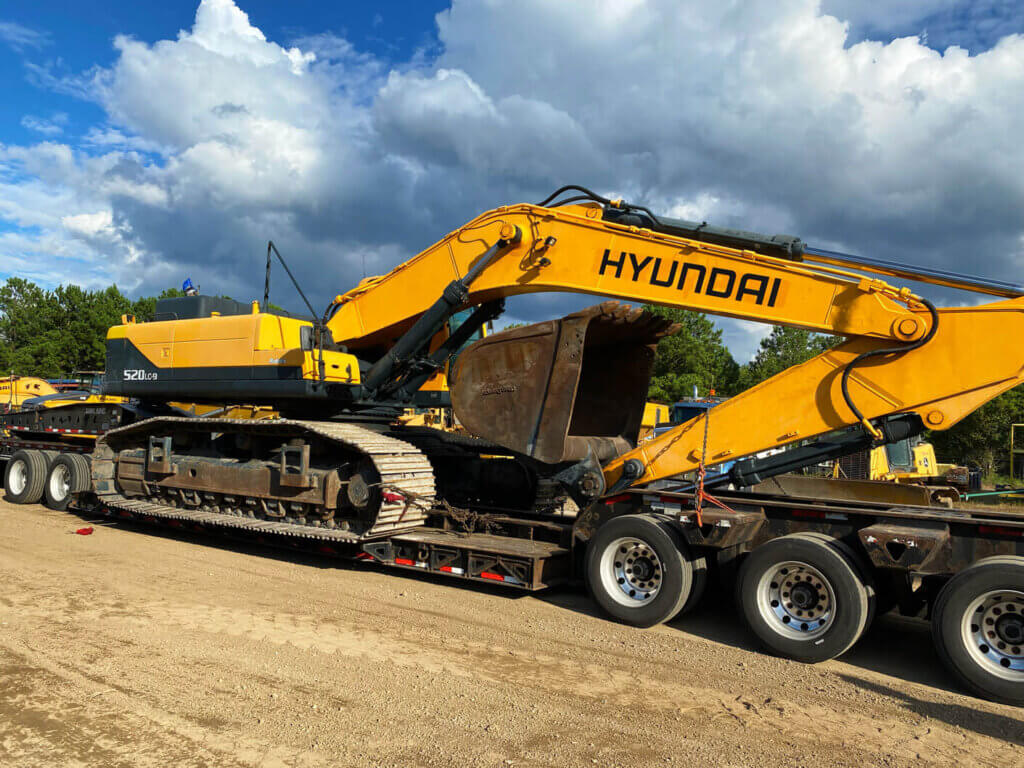 Pilot Car Transportation Crane Load