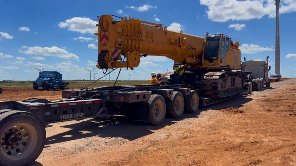 crane load hauling