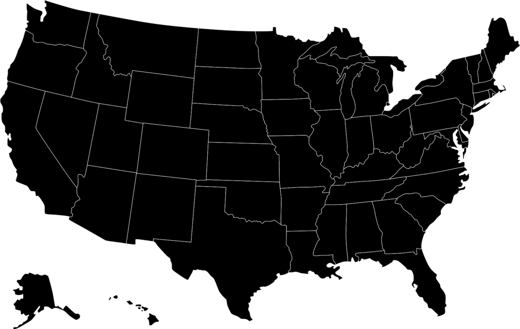 map of usa